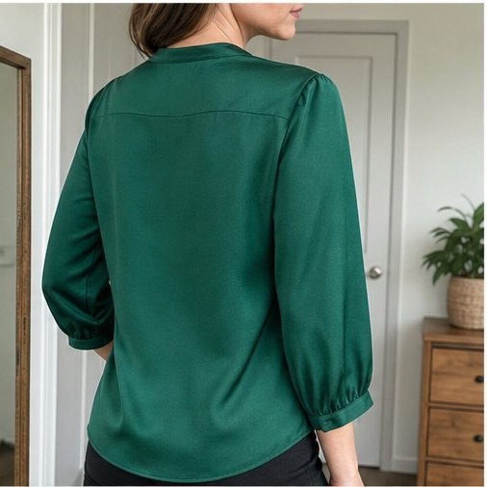 Emerald V Neck Top - Picture 3 of 6